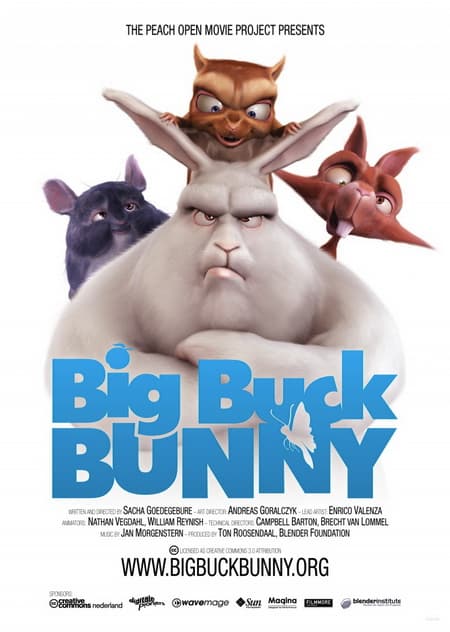 Большой Бак / Большой Зай / Big Buck Bunny (2008/BDRip) 1080p