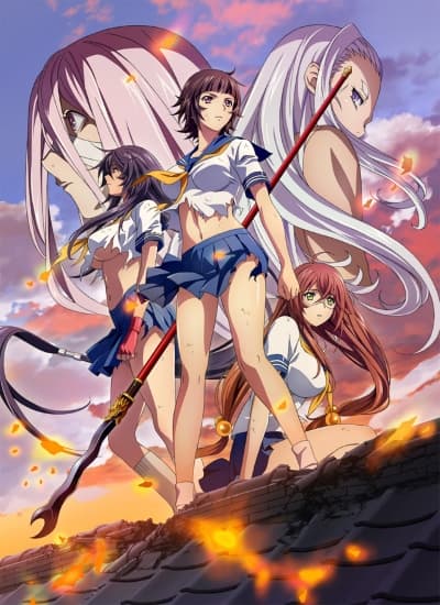 Школьные войны / Ikkitousen: Western Wolves [5 сезон: 3 серии из 3] / (2019/BDRip) 720p