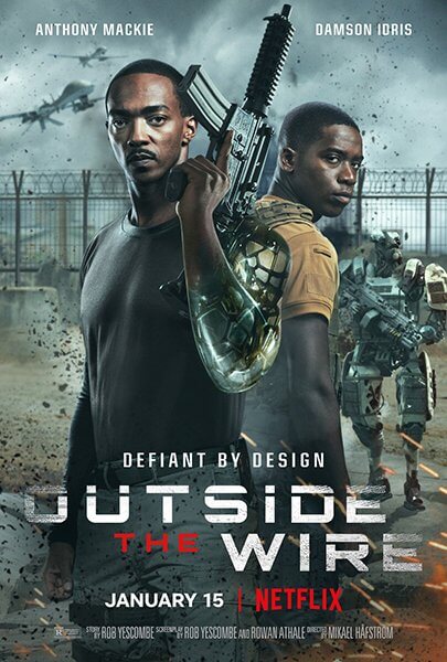 Смертельная зона / Outside the Wire (2021/WEB-DL-HEVC) 1080p | HDR | Netflix