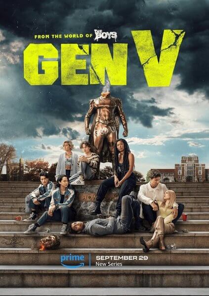 Поколение «Ви» / Gen V [1 сезон: 8 серий из 8] / (2023/WEB-DL) 1080p | LostFilm, TVShows, Red Head Sound